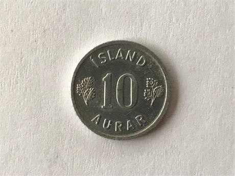 1974 Iceland 10 Aurar