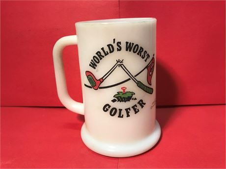 1977 Ziggy Worlds Worst Golfer Mug