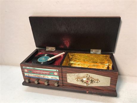 1960s Stereo Jewelry Trinket Music Box