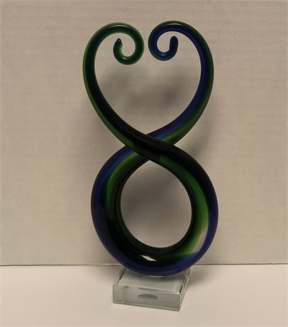Venetian Art Glass Decorative Spiral Art