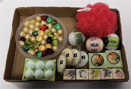 Various Soaps & Bath Balls