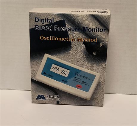 Digital Blood Pressure Monitor Oscillometric Method
