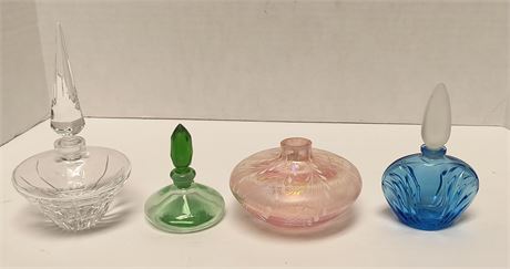 Vintage Glass Perfume Bottles
