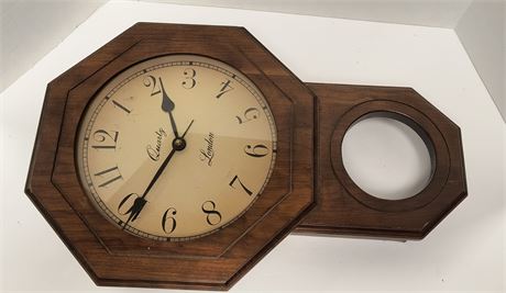 Wood Wall Clock. No Pendulum