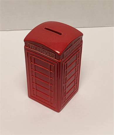 Mason's Vintage Telephone Booth Bank