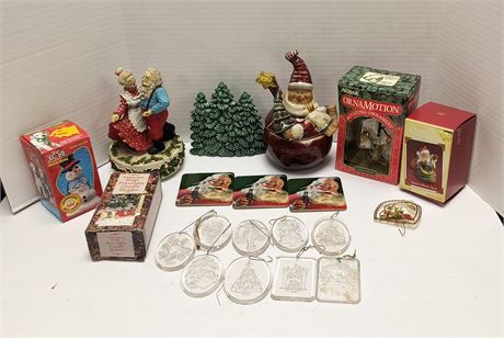 Lot Of Misc. Christmas Decorations