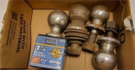 Lot Of Trailer Hitch Balls