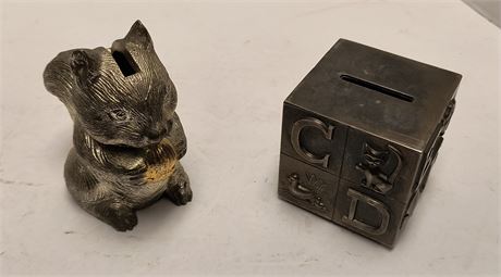 Vintage Metal Banks