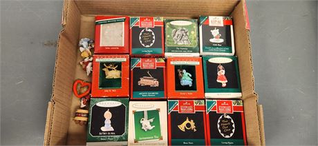 Various Hallmark Keepsake Miniature Ornaments