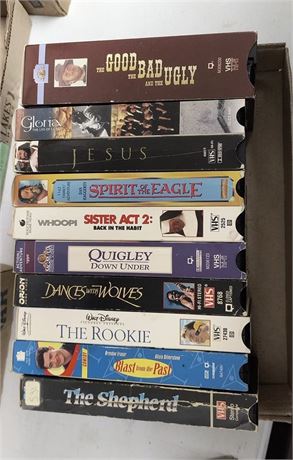 Lot Of VHS Tapes
