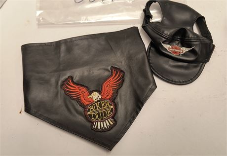Harley Davidson Dog Outfit. Size Small