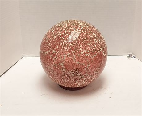Solar Glass Globe Light 12"