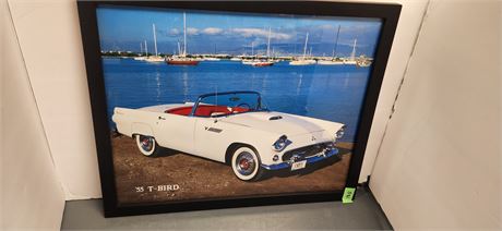 1955 T-Bird Framed Picture