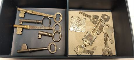 Box Of Vintage Keys