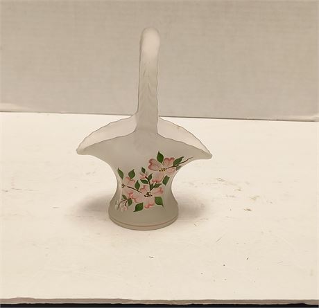 Small Decorative Glass Basket