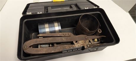 Overhead Valve Spring Compressor & Misc. Tools & Small Toolbox