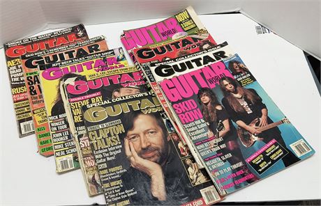Various Guitar World Magazines
