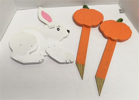 Easter Wood Cut Out Decorations