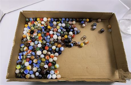 215 Collectible Marbles. Some Glow