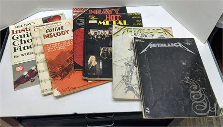 Metallica & Various Rock Music Books
