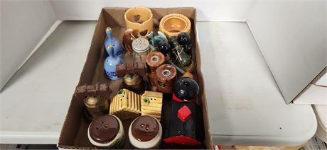 Various Salt & Pepper Shakers