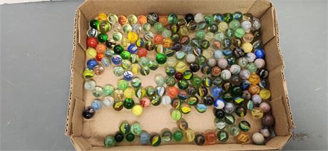 Various Collectible Marbles. Some Glow