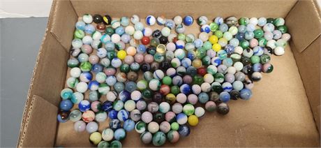 Various Collectible Marbles. Some Glow
