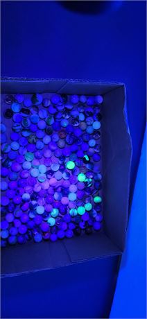 Various Collectible Marbles. Some Glow