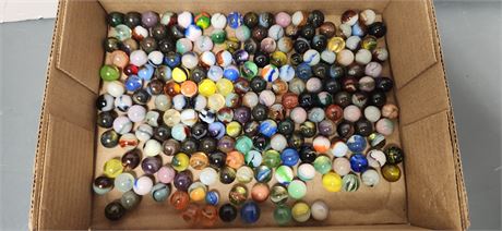 Various Collectible Marbles. Some Glow