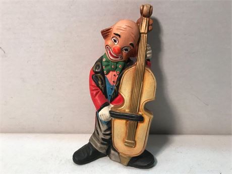 Vintage Norleans Clown with Cello Figurine
