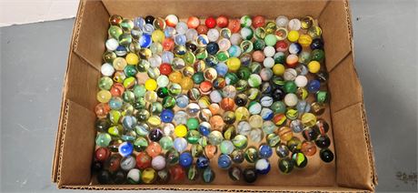 Various Collectible Marbles. Some Glow