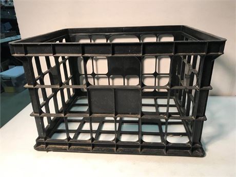 Plastic Crate (Black)