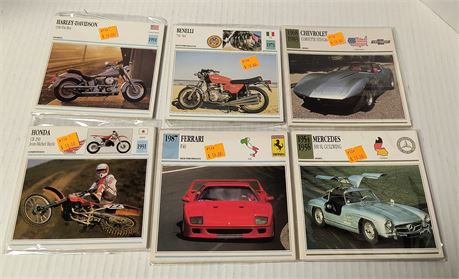 Various Car Spec Sheets