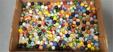 Various Collectible Marbles. Some Glow