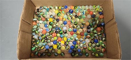 Various Collectible Marbles. Some Glow