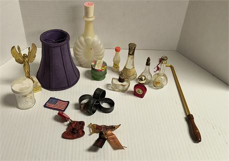 Perfume bottles and misc.