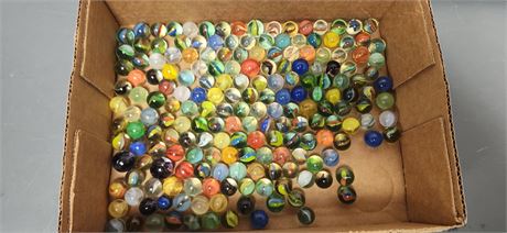 Various Collectible Marbles. Some Glow