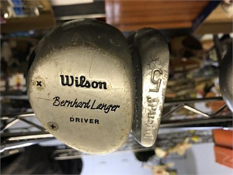 Wilson Bernhard Langer Driver & Spalding Power Model Championship Iron