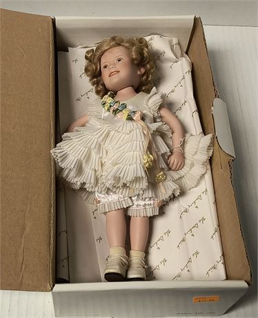 The Danbury Mint Shirley Temple Baby Take A Bow Porcelain Doll