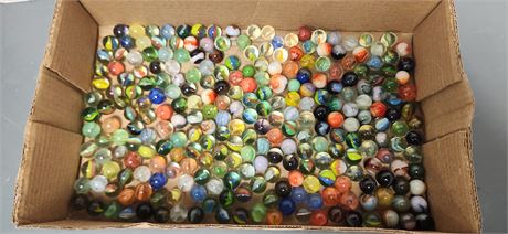 Various Collectible Marbles. Some Glow