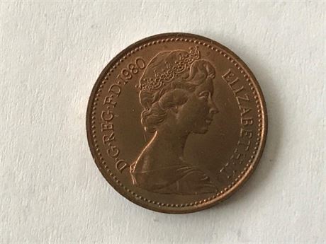 1980 Great Britain 1 New Penny