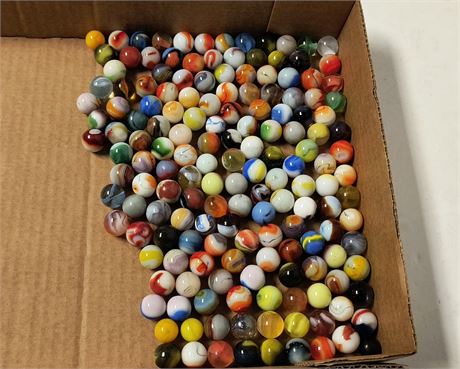 Various Collectible Marbles. Some Glow