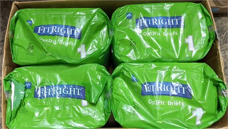 Fit Right Adult Briefs.