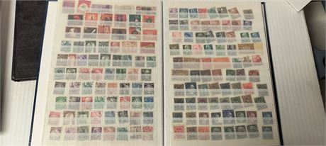 Vintage Collectible Stamps And Collector Stamp Albums