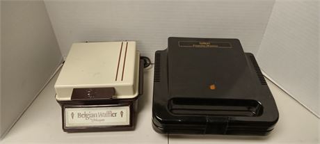 Belgium Waffle Maker & Salton Pizzelle Master