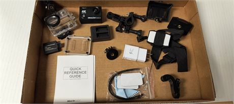 Dragon Touch/GO PRO Style 4K Ultra HD Camera & Camera Extras & Battery & Charger