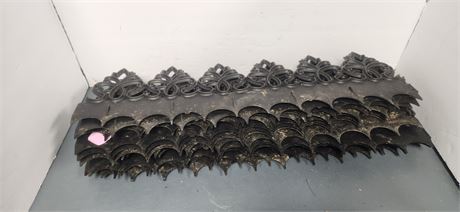 12 Pieces Of Short Plastic Decorative Garden Fencing