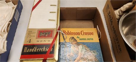 Book and Handkerchiefs