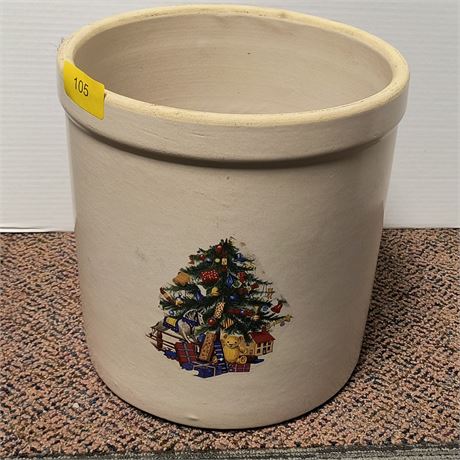 Christmas Tree Crock.