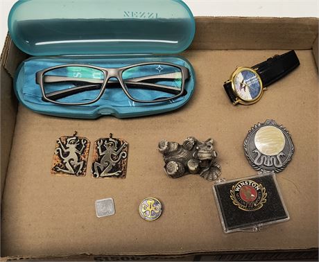 Harry Potter Lapel Pin & Misc. Collectible Items